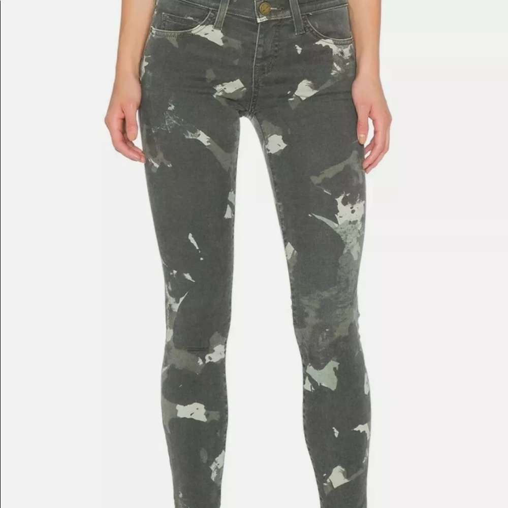 Current/ Elliot Army Camo Skinny Jeans Size 24